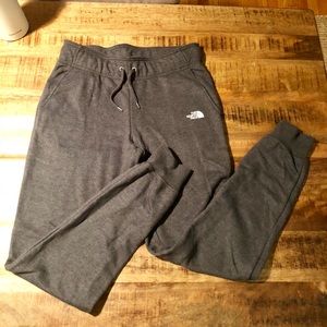 North face sweat pants size medium